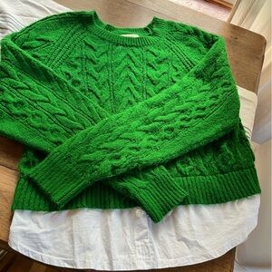 Lovely green Maeve sweater from Anthropologie.  Size medium.